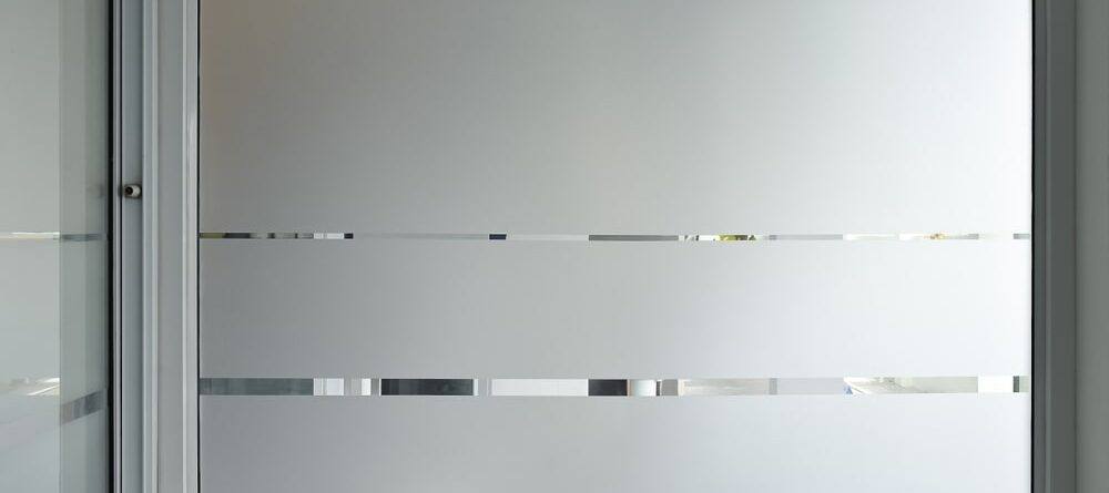 Bathroom Privacy Window Film in Calgary