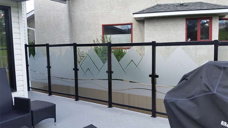 Residential Etched FIlm